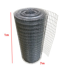 ISO Manufacturer 1X7m Galvanized Welded Wire Mesh PVC Coated Twisted Into A Roll Garden fence Canada
